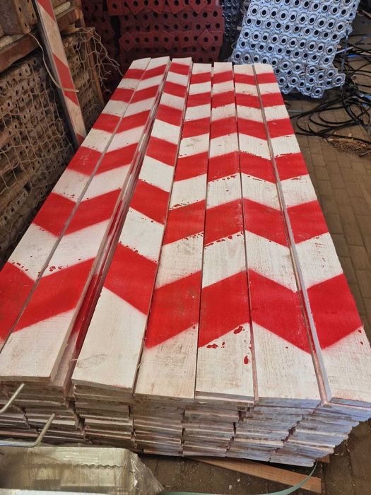 Barreira de segurança em madeira