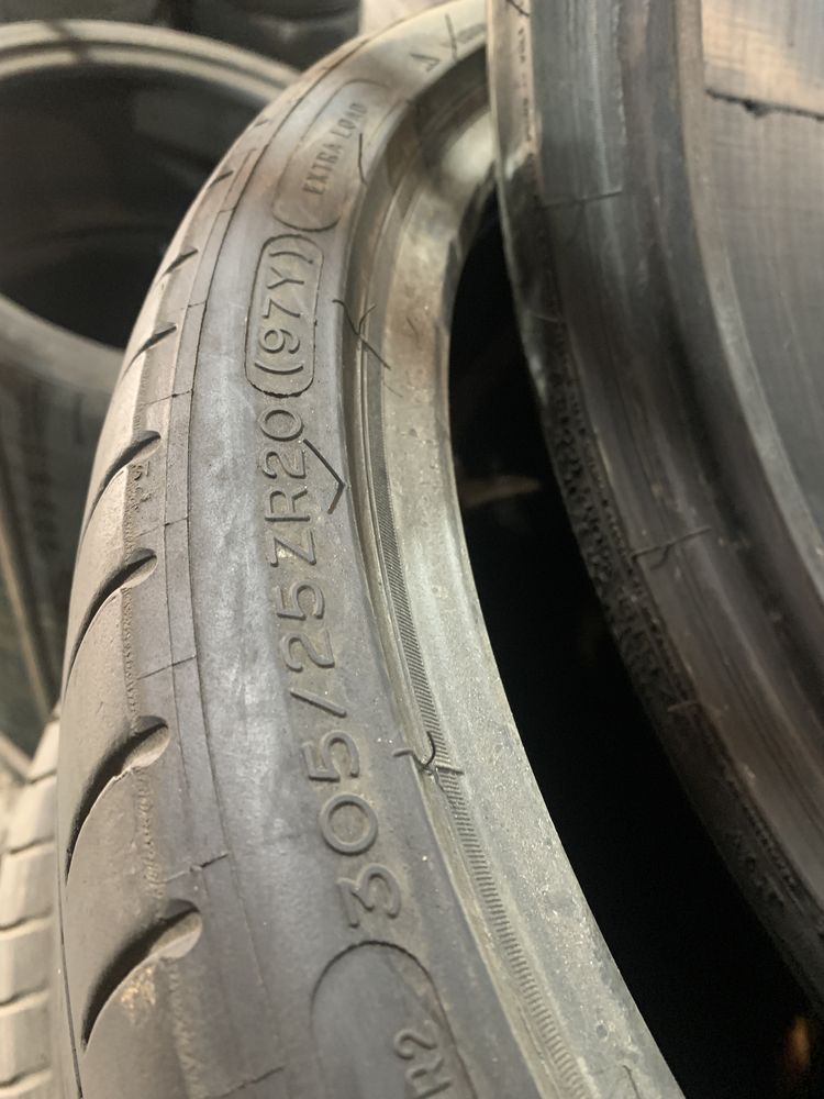Шины б/у лето 305/25-20 Michelin Pilot Super Sport