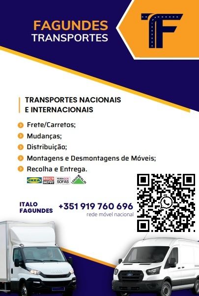 Todo tipo de transportes,  a custo baixo.