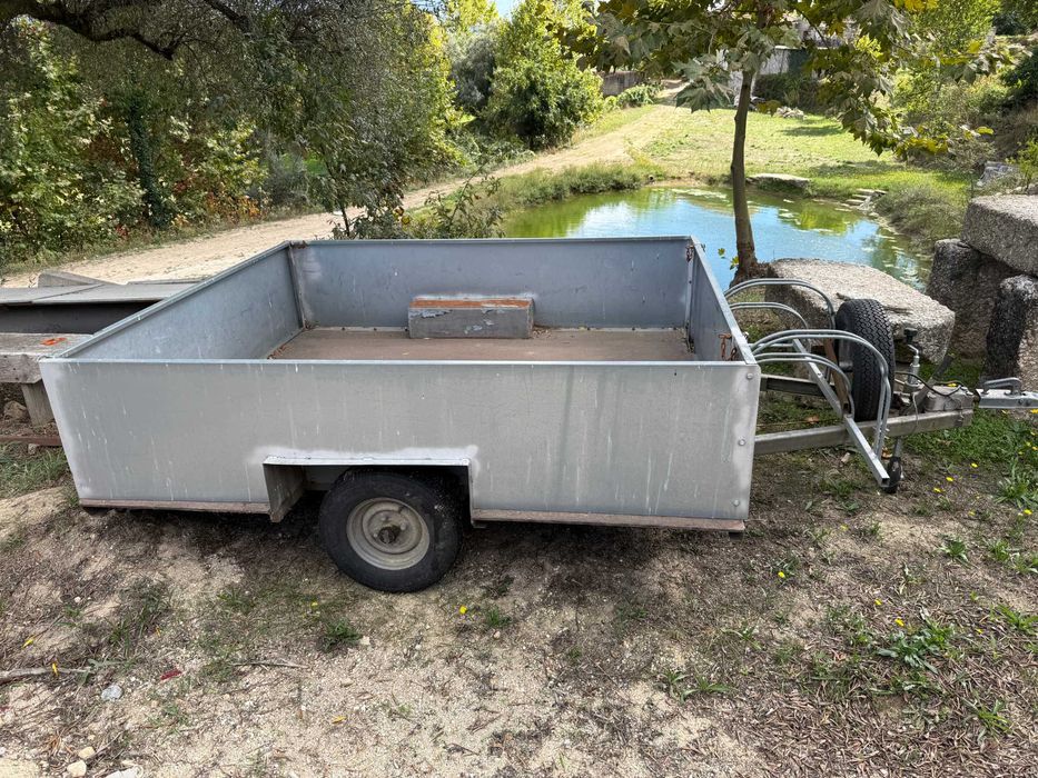 Atrelado Reboque Grande com Suporte de Bicicletas, Modular