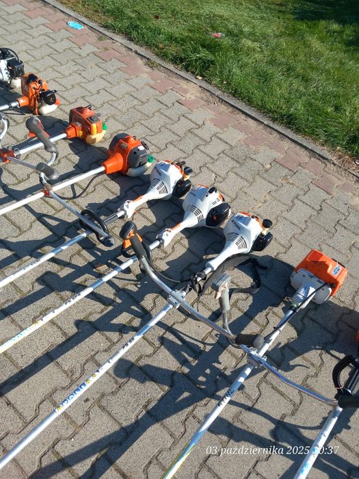 Kosy wykaszarki podkaszarki stihl husqvarna dolmar Robin Echo spalinow