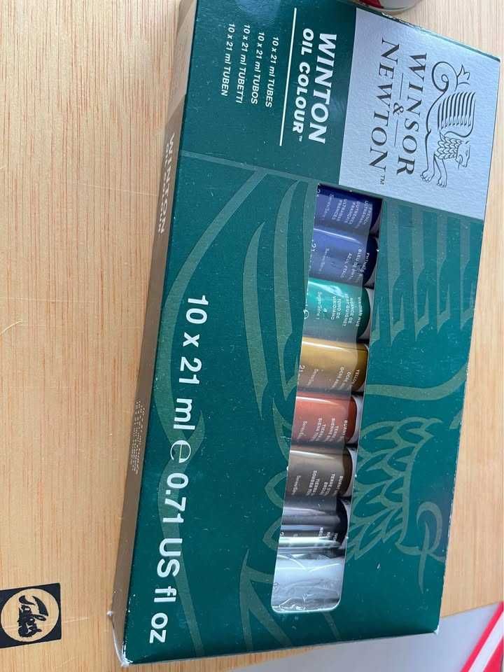 Estojo de pintura a óleo