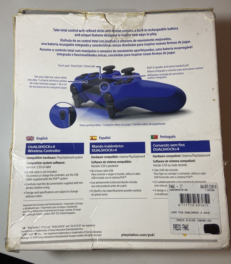 Comando Dualshock 4 PS4