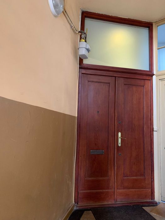 Drzwi wejściowe wewnętrzne, drewniane po demontażu sprzedam