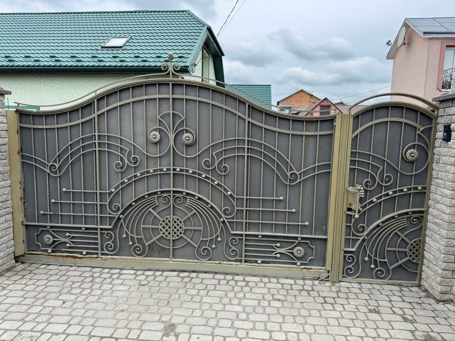 Ворота металеві відкатні