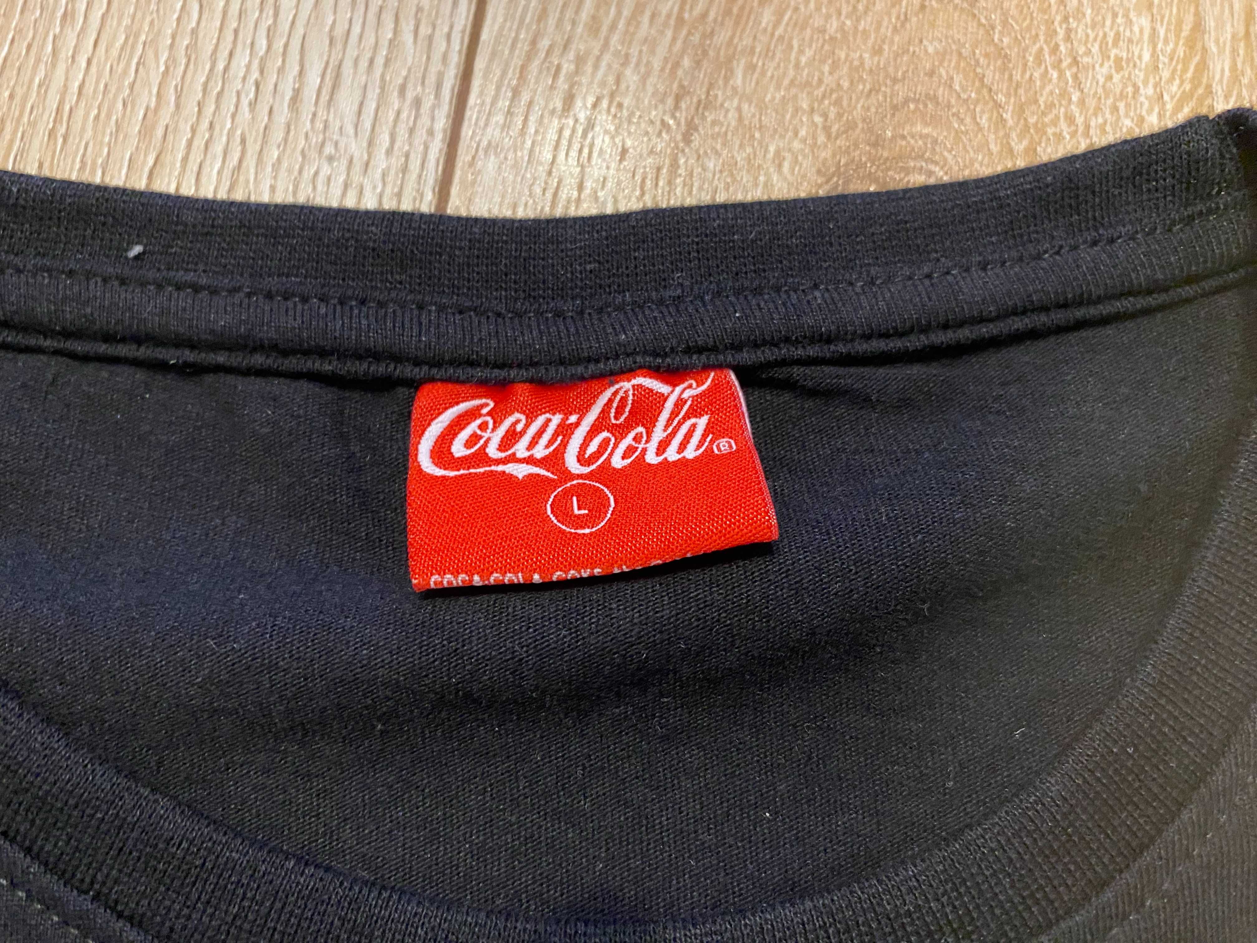 koszulka T-shirt męski logo Coca Cola rozm. L czarna możliwa dostawa