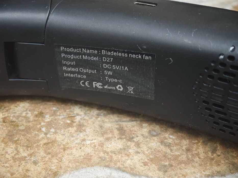 Wentylator mini neck fan, 6000mah