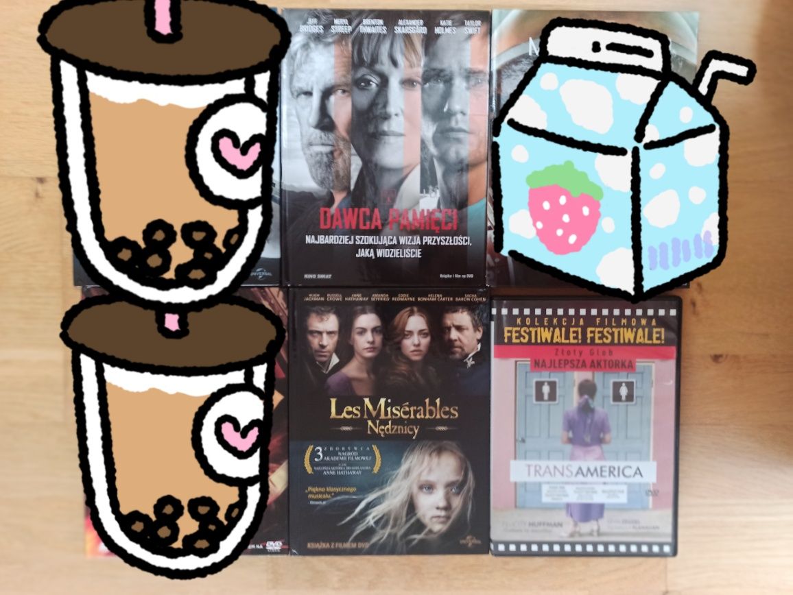 Filmy DVD Dawca pamięci, TransAmerica, Les Misérables Nedznicy
