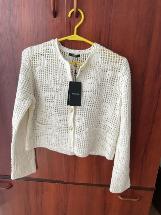 Nowy sweterek , kardigan Massimo Dutti    Wełna , bawelna