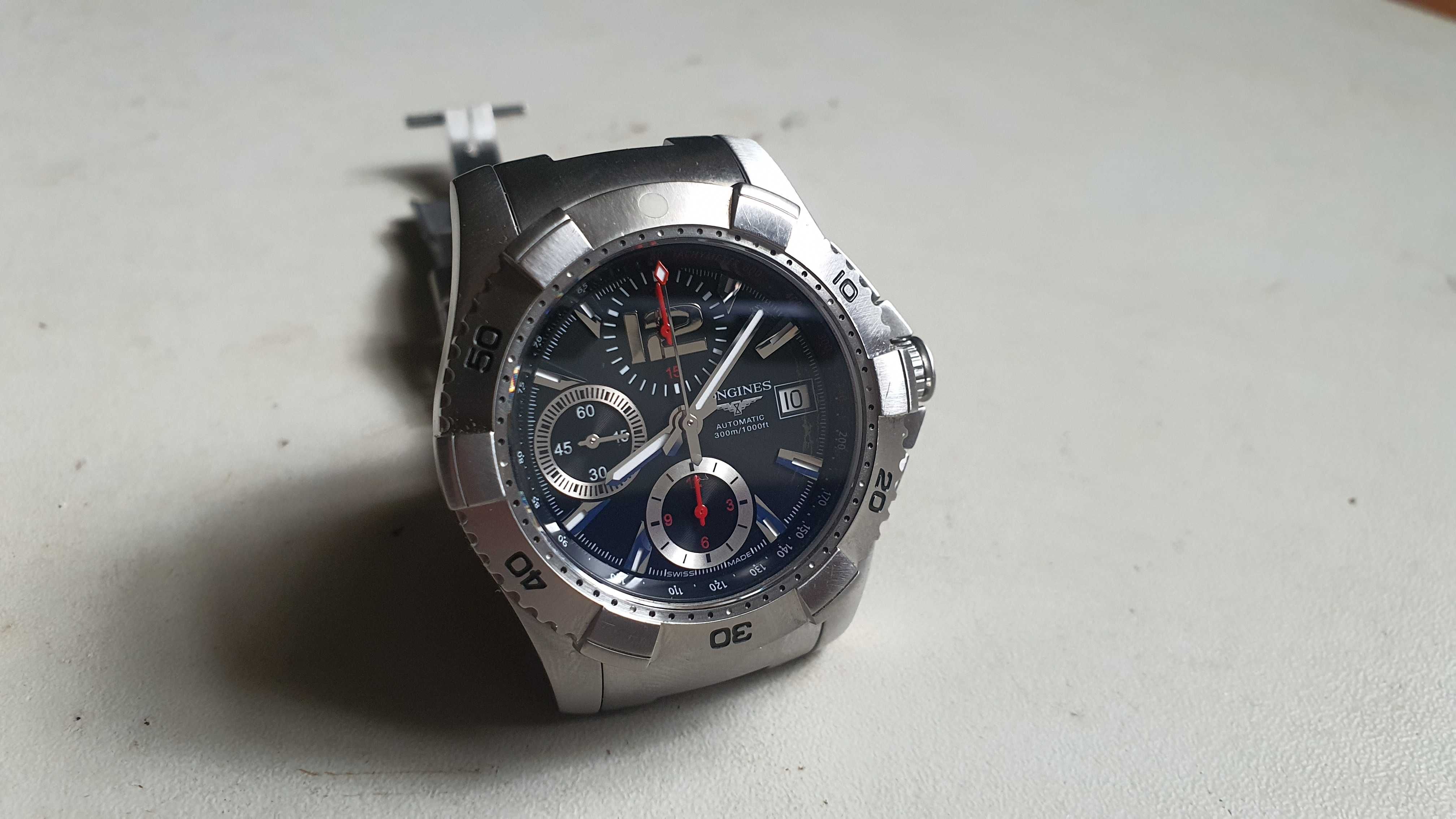 longines - hydroconquest - automat - chronograf - zegarek