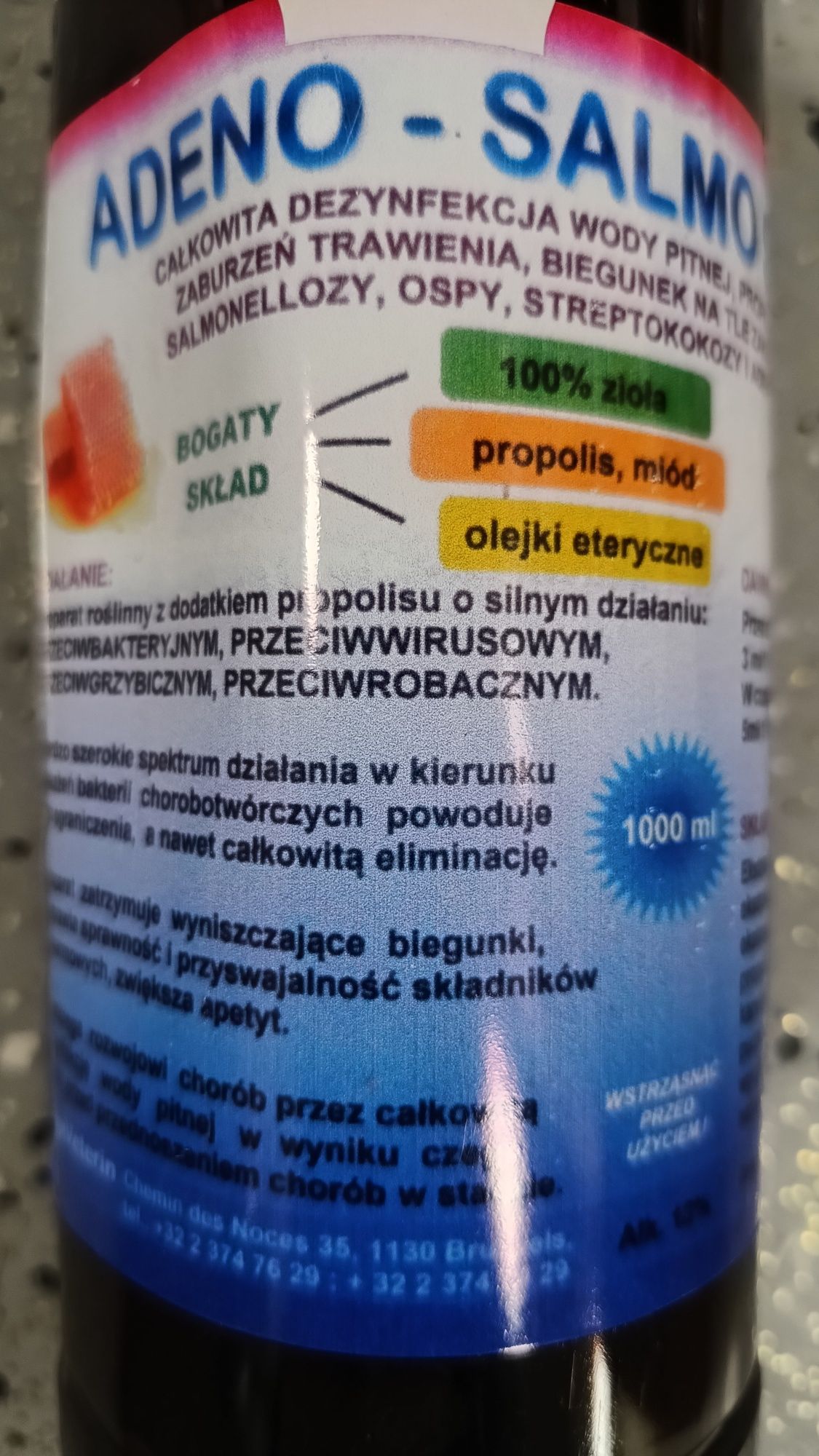 Zestaw preparatów trichomatic, respiratory, adeno salmostop