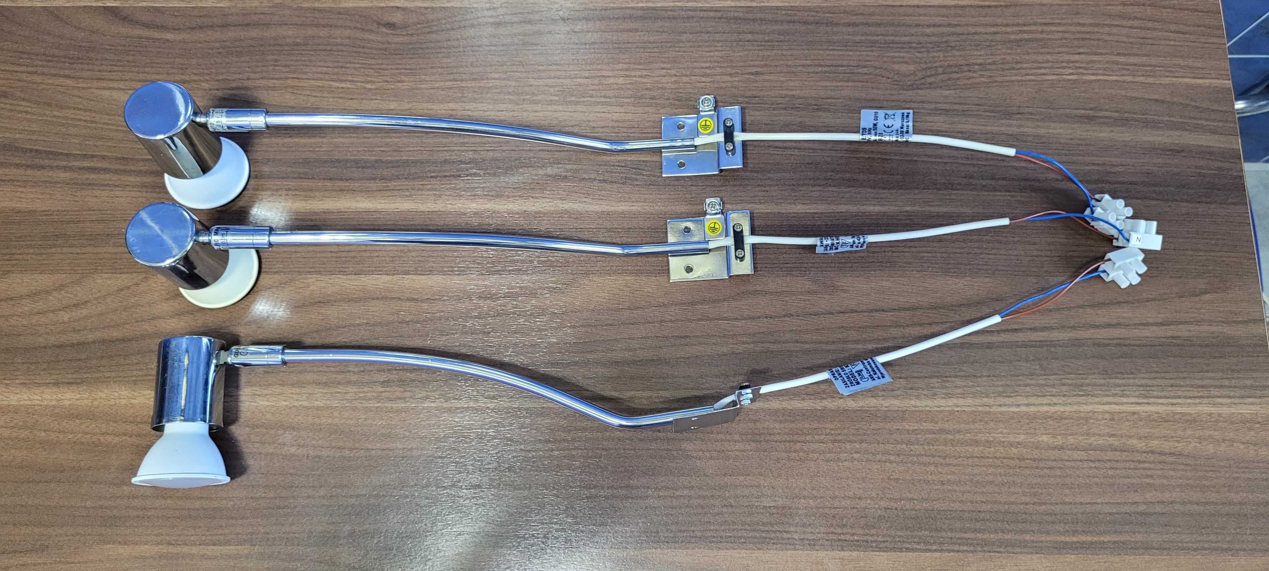 Oprawa nadszafkowa halogenowa Etos Gu10 LED, CHROM.