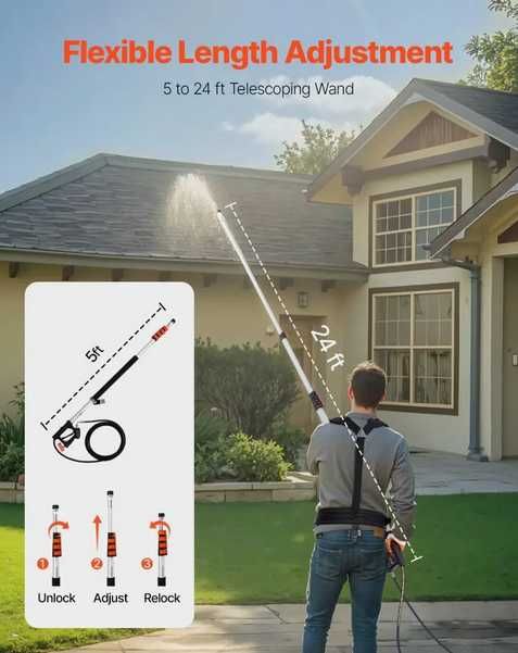 Lança Telescópica para Lavadora de Alta Pressão
