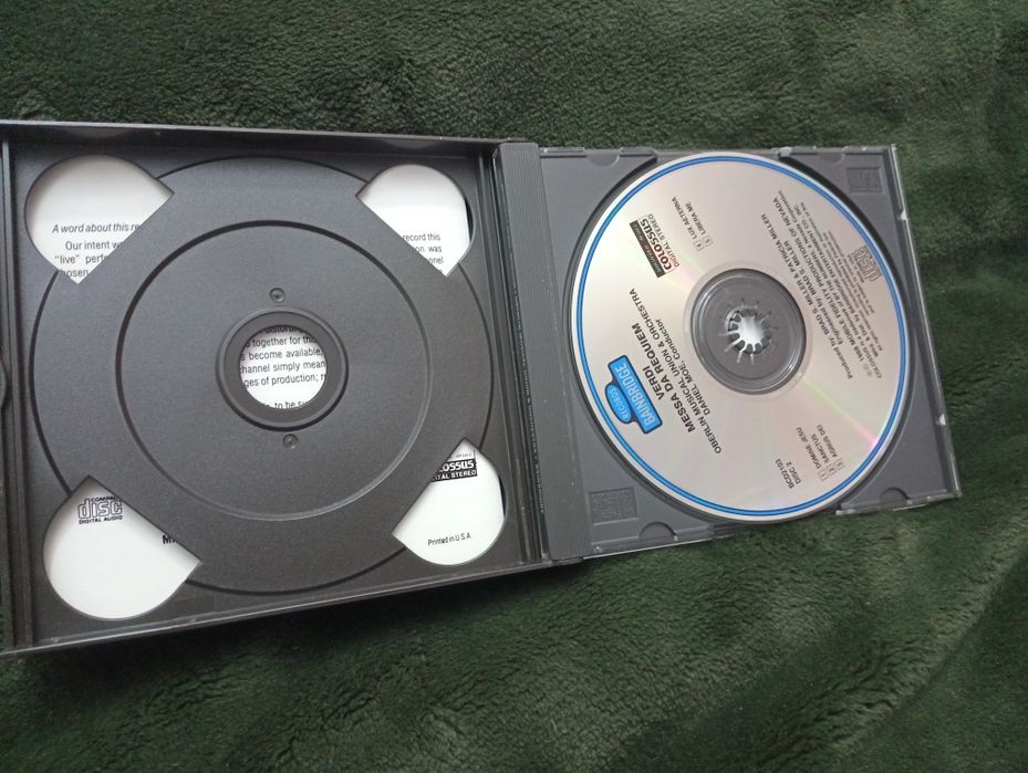 2x CD Oberlin Requiem" - Verdi; Daniel Moe, Oberlin Musical...RARO