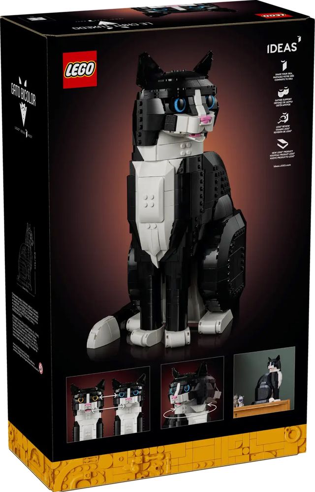 LEGO Ideas Кіт у смокінгу (Tuxedo Cat) 21349