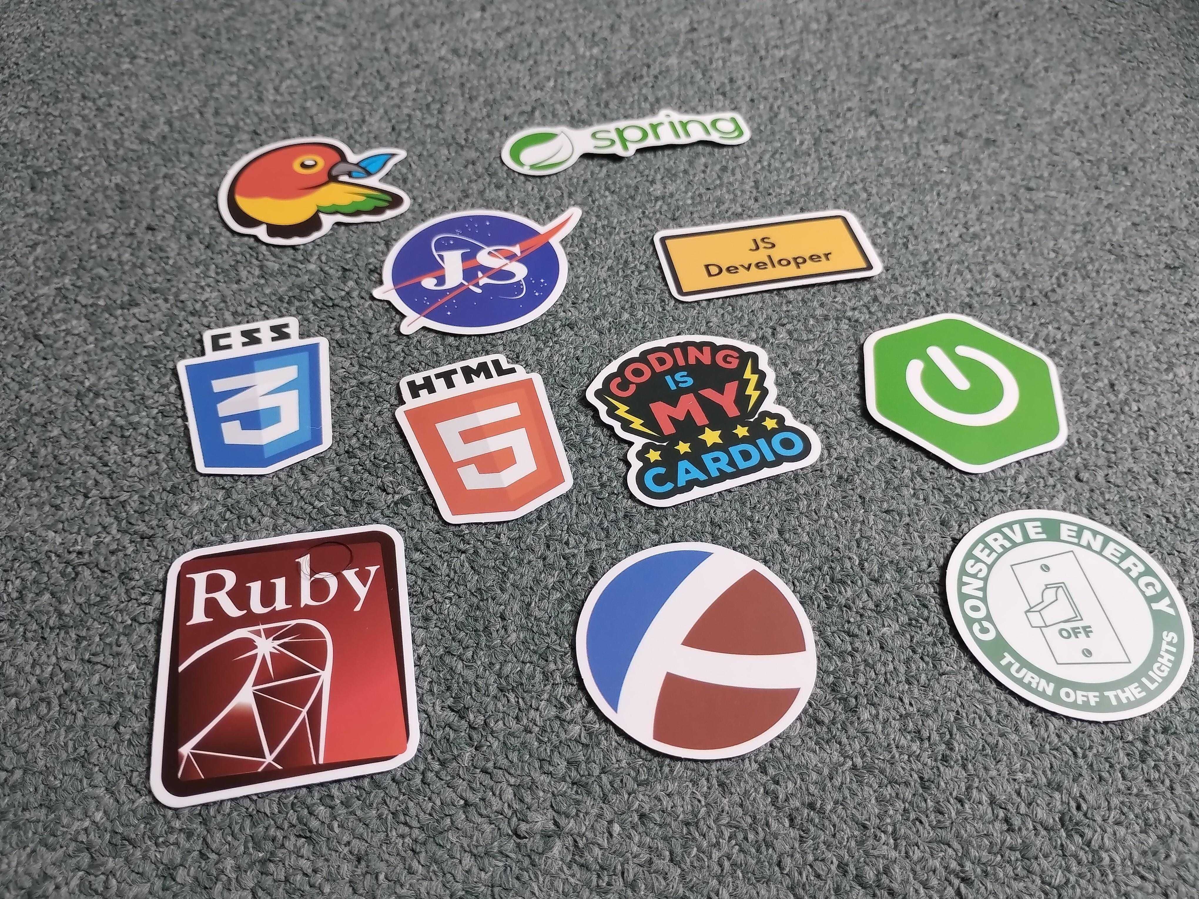Naklejki laptop | informatyka | komputery | programowanie | wlepy NOWE