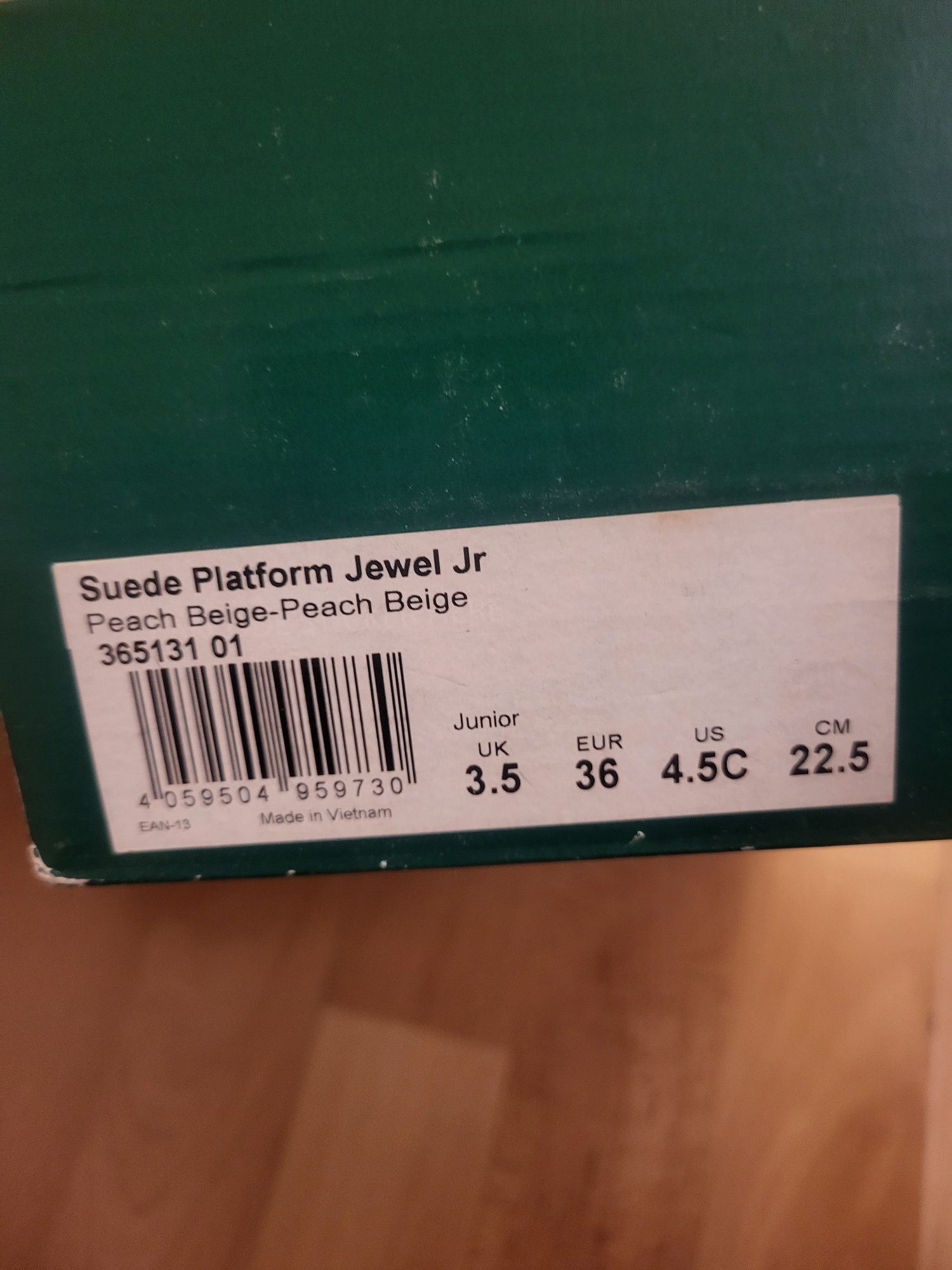 Puma Suede Platform Jewel Jr