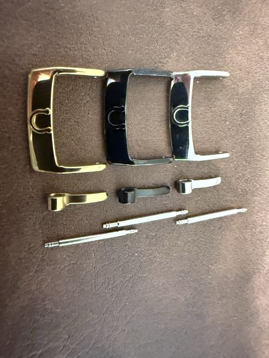 Peças para fechos/braceletes de relógio Omega – 3 cores – Novos