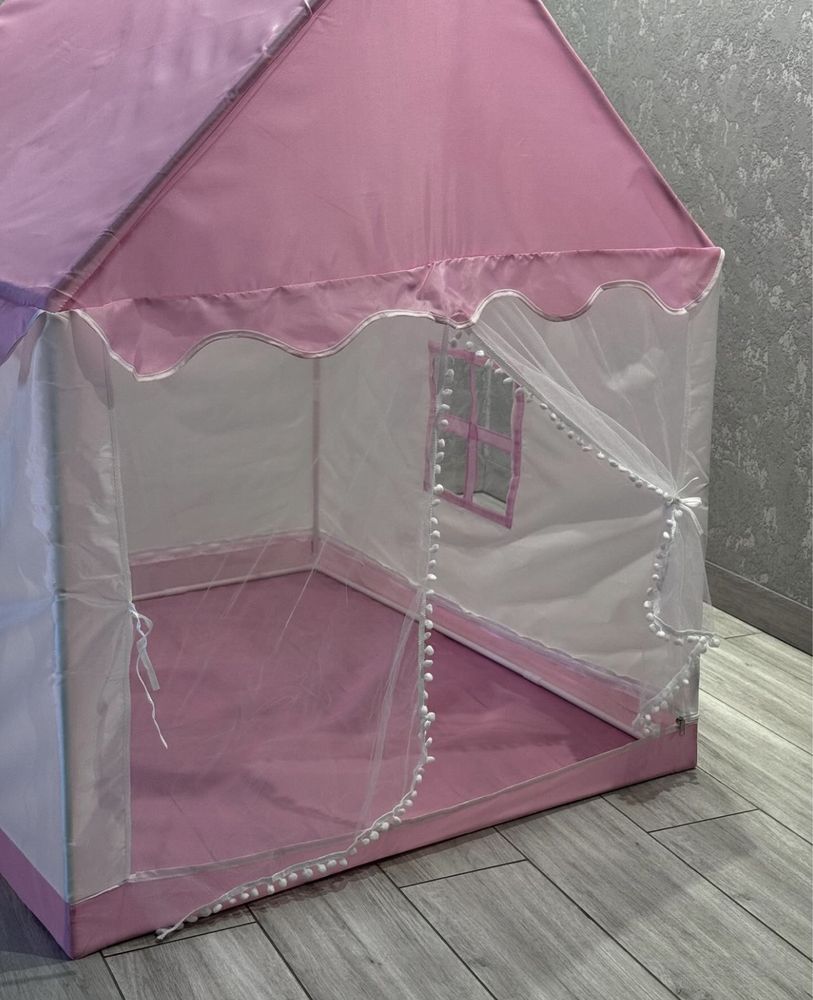 Детская палатка Детская игровая палатка шатер Дитячий будинок РОЗОВАЯ