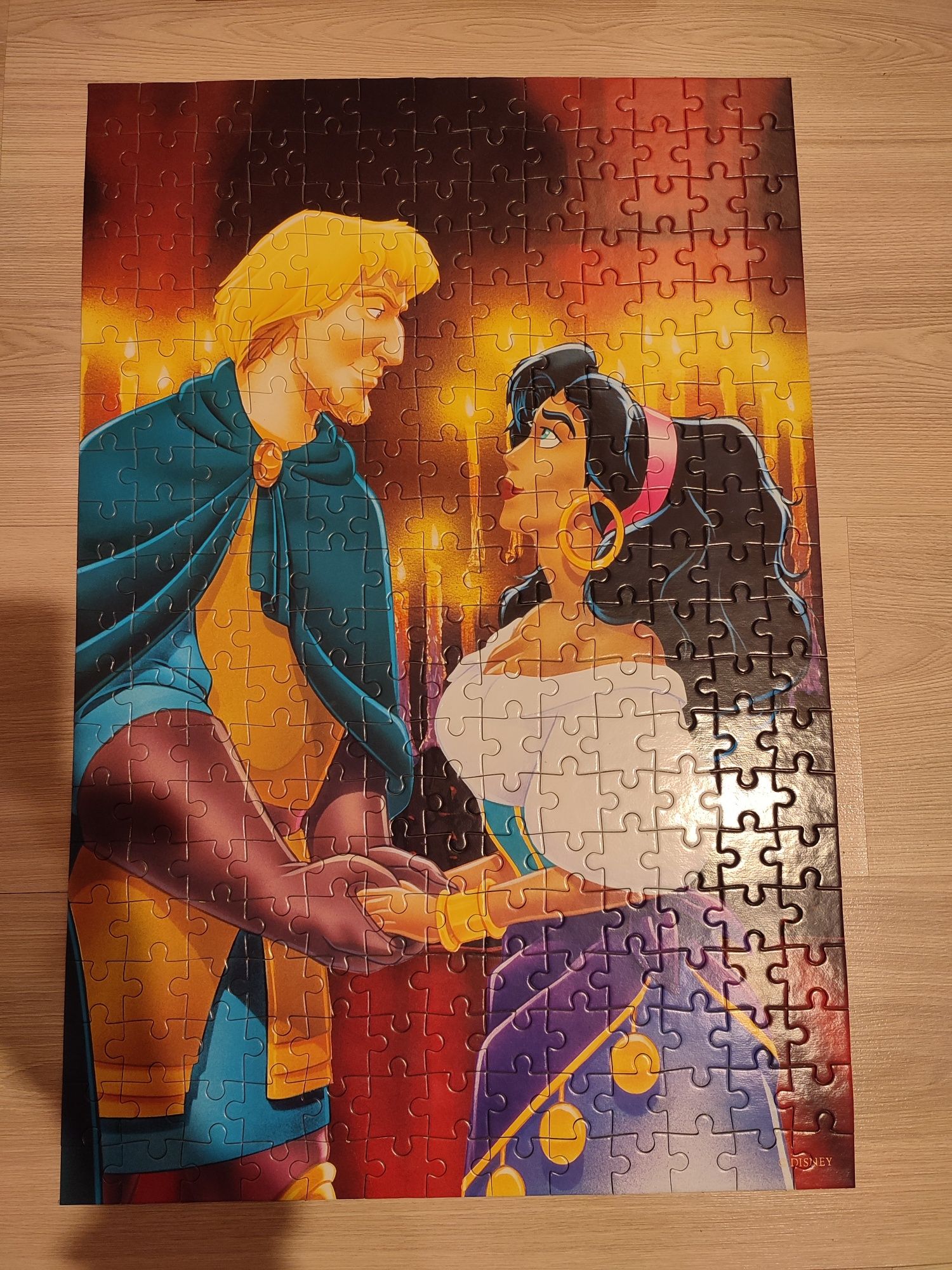 Stare puzzle Vintage Dzwonnik z Notre Dame 260 elementów