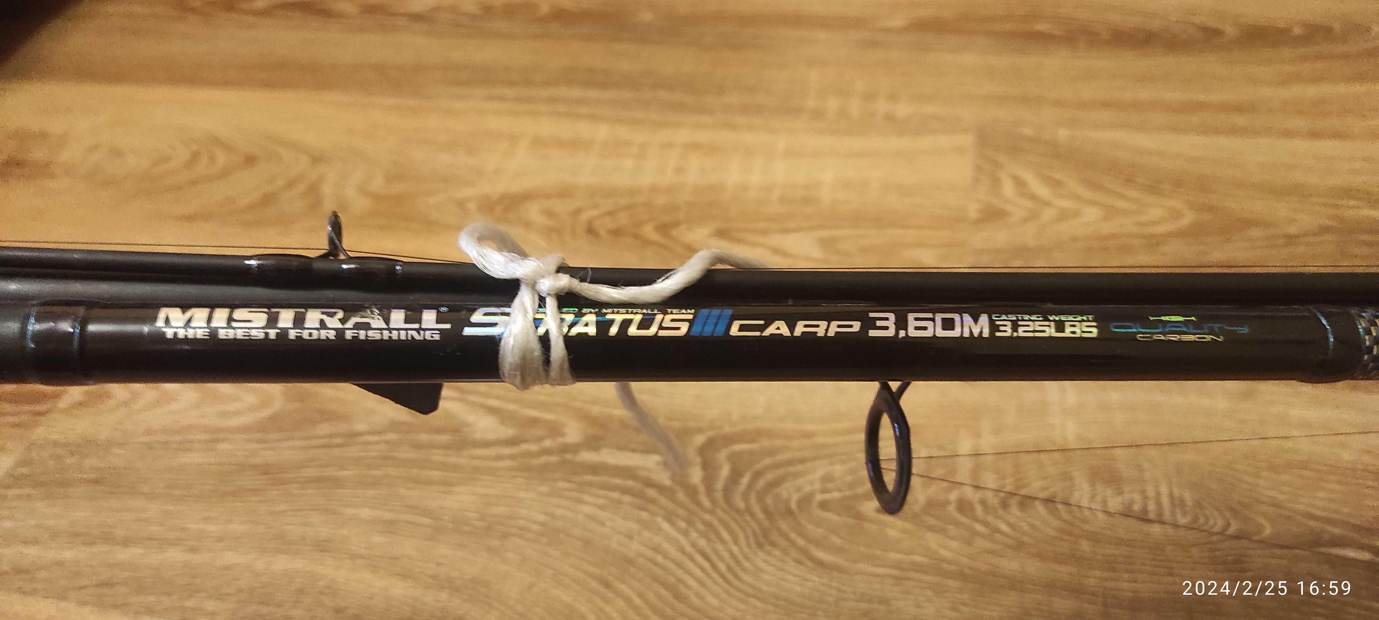 Mistrall Wędka Karpiowa Stratus Carp 3,60m 3,25lbs