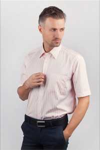 Рубашка мужская розовая Framzoni