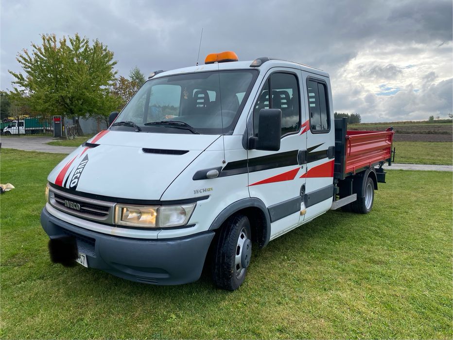 Iveco daily 35c14 wywrotka kiper 7os brygadowka 3.0 nowy wywrot