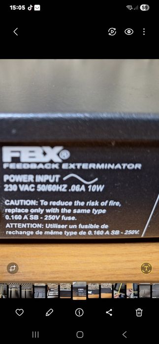 Sabine FBX-1210 cyfrowy eliminator sprzężeń 1x12