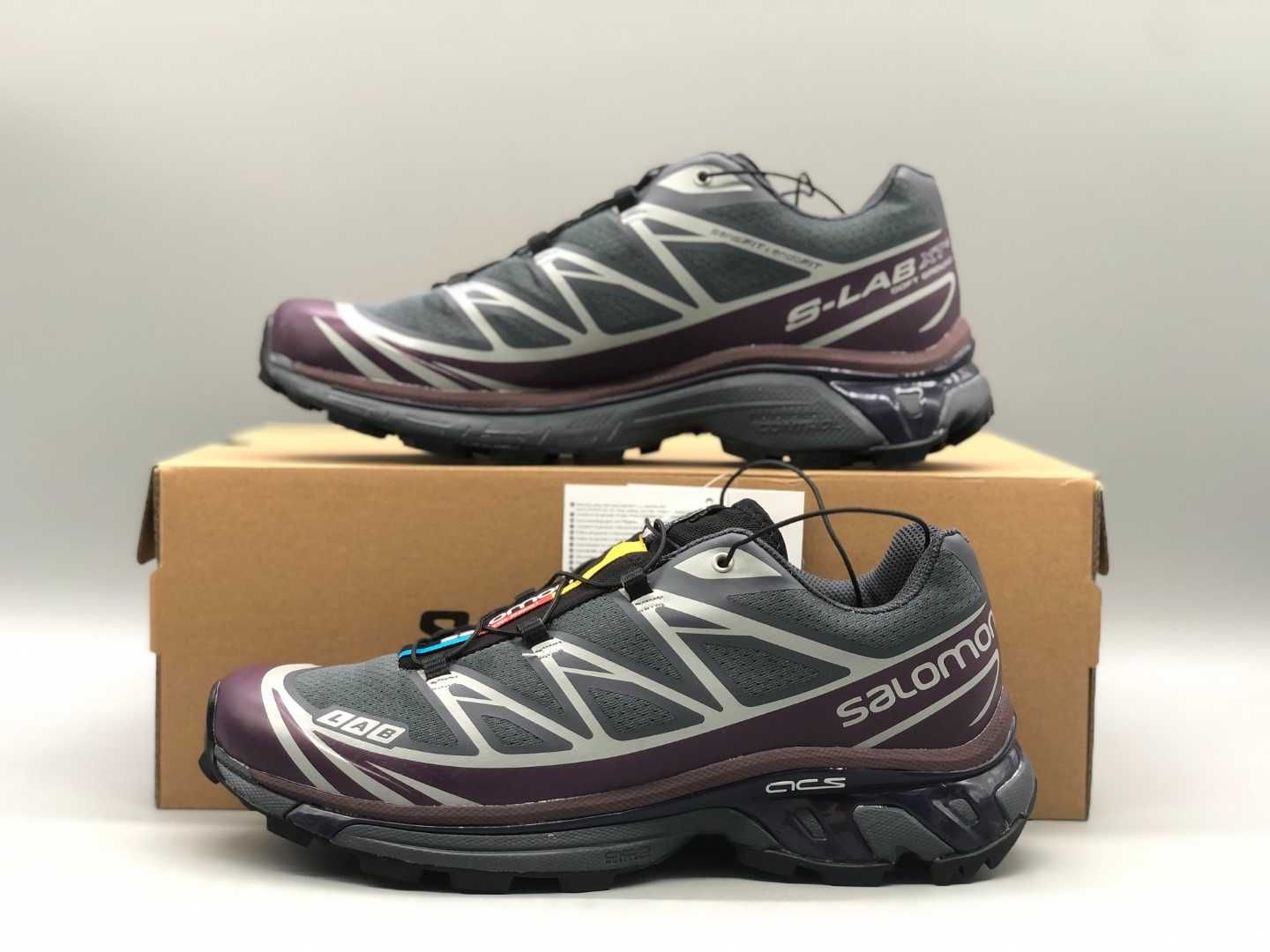 Кросівки Salomon XT-6 Advanced 'Ebony Evening Blue' Трекінгові Саломон