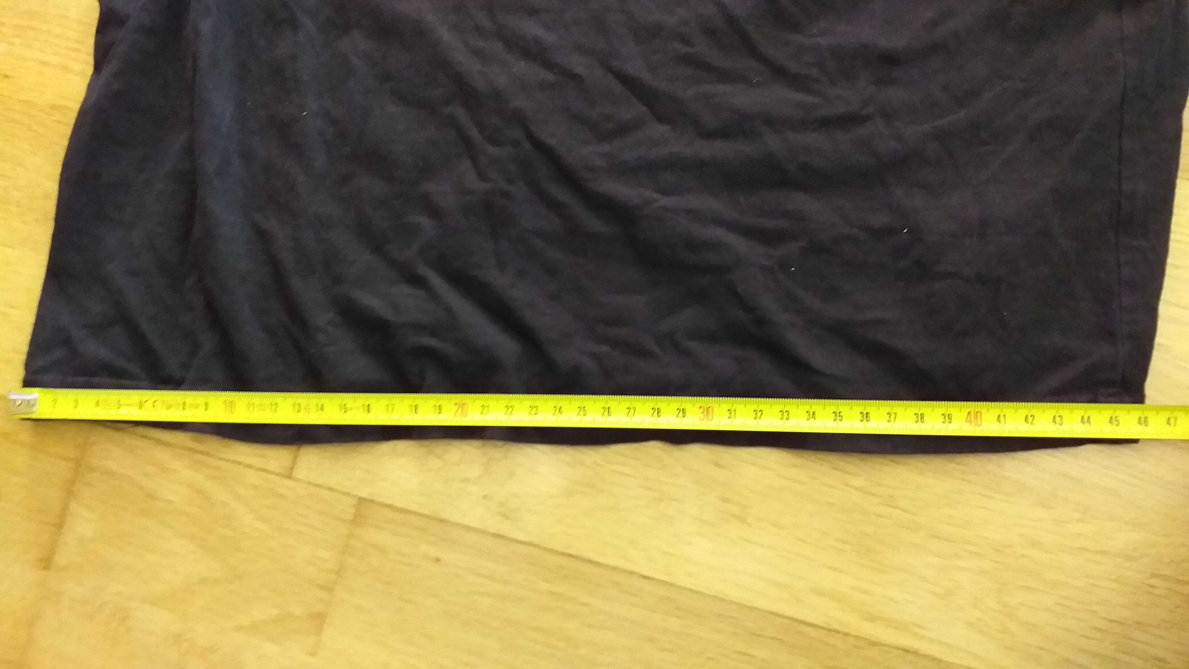 Koszulka czarna męska z zielonym nadrukiem napis pinner design - rower