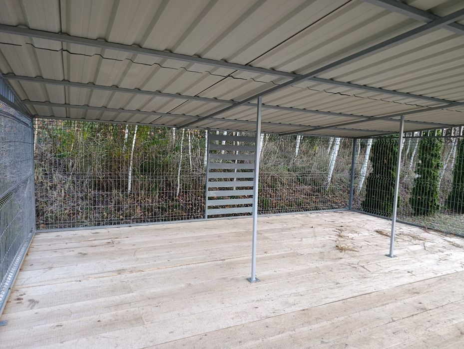 Kojec 5x6 m z podłogą i dachem