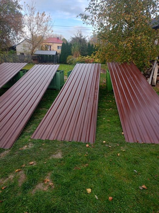 Blacha trapezowa z demontażu