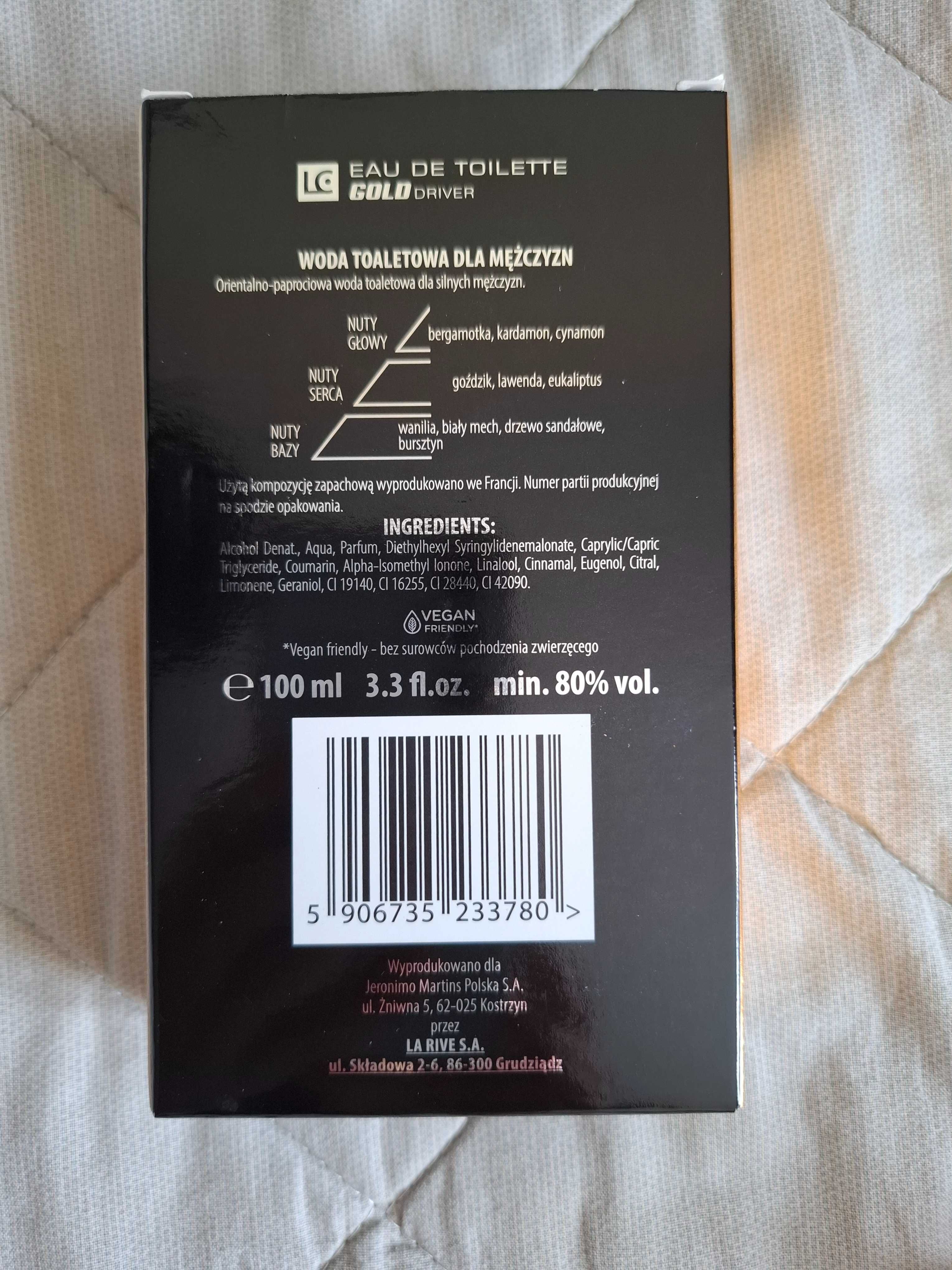 Lucca Cipriano woda toaletowa plus dezodorant gratis