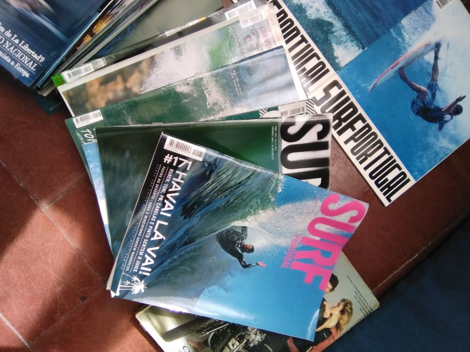 SURF; revistas ;SURF PORTUGAL; SURFING ;SURFER.