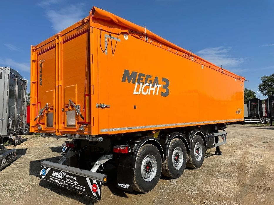 Mega 50m3 Naczepa Wywrotka Aluminiowa klapo-drzwi  PROMOCJA "Przebijemy każdą ofertę"