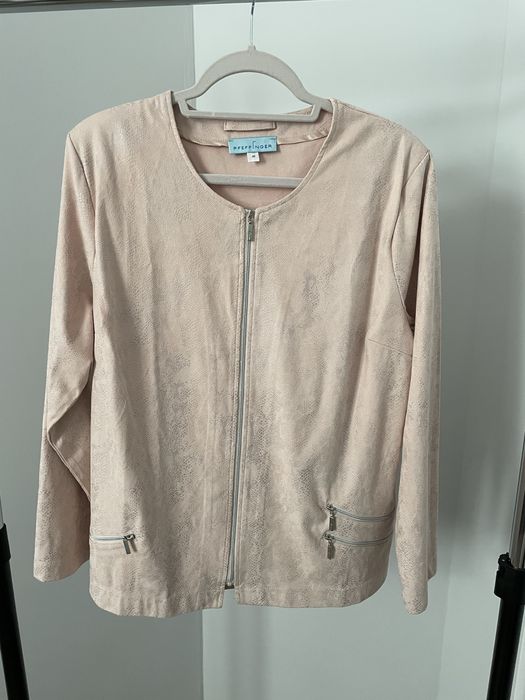 Kurtka narzutka marynarka bluza żakiet 46 Pfeffinger pudrowy róż