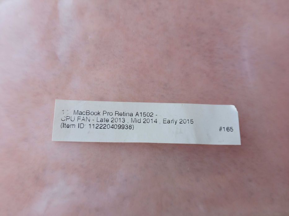Кулер для MacBook Pro A1502 Retina 2013 2014 2015