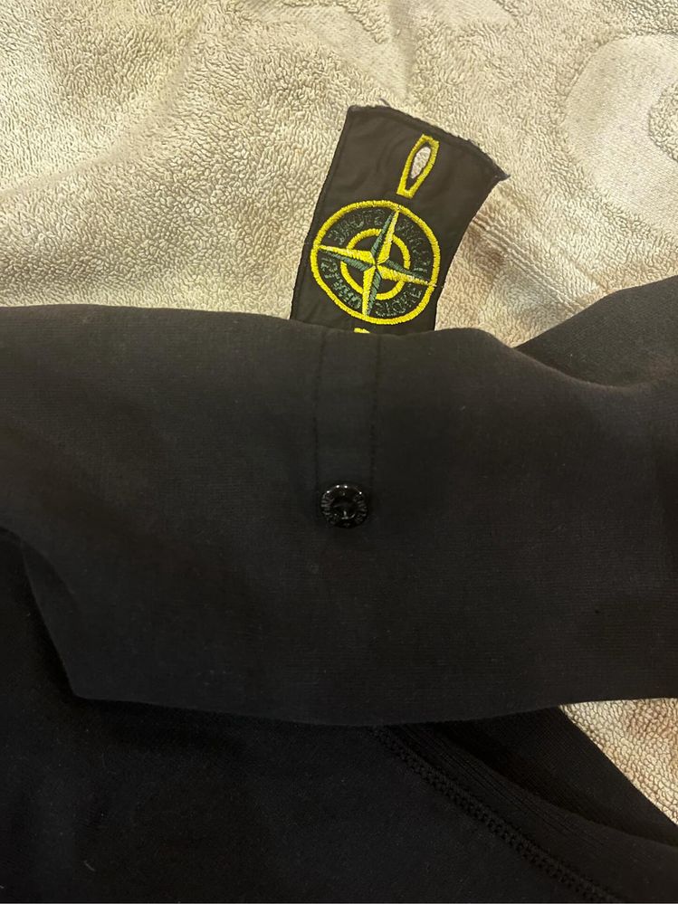 зип худи stone island