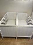 Łóżeczko niemowlece Ikea z materacem