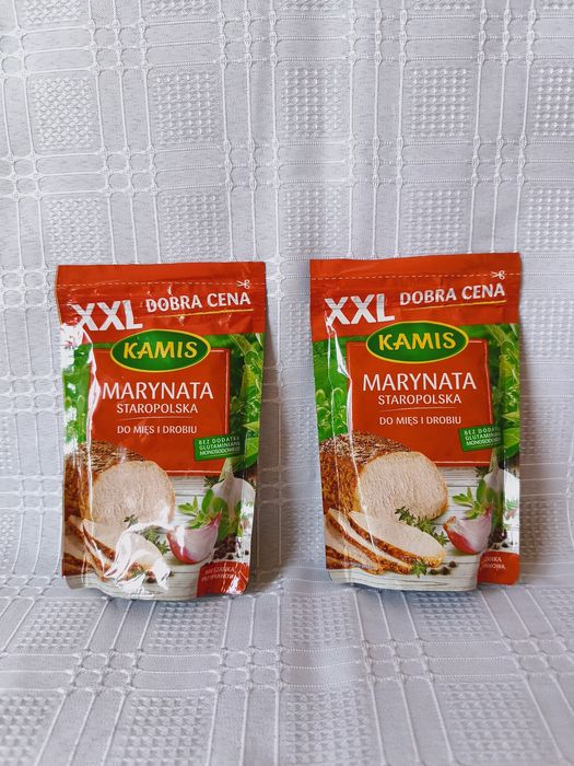 Marynata staropolska do mięs i drobiu, XXL, po 80g, dwie sztuki, Kamis