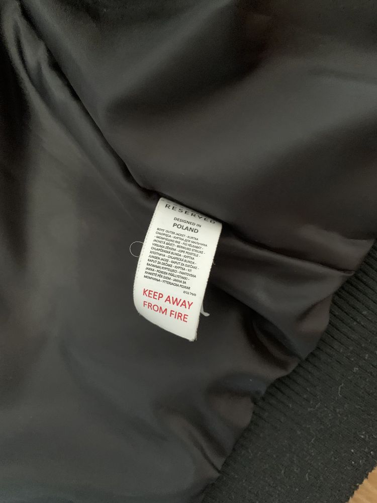 Утепленная ветровка куртка бомпер Reserved размер 158