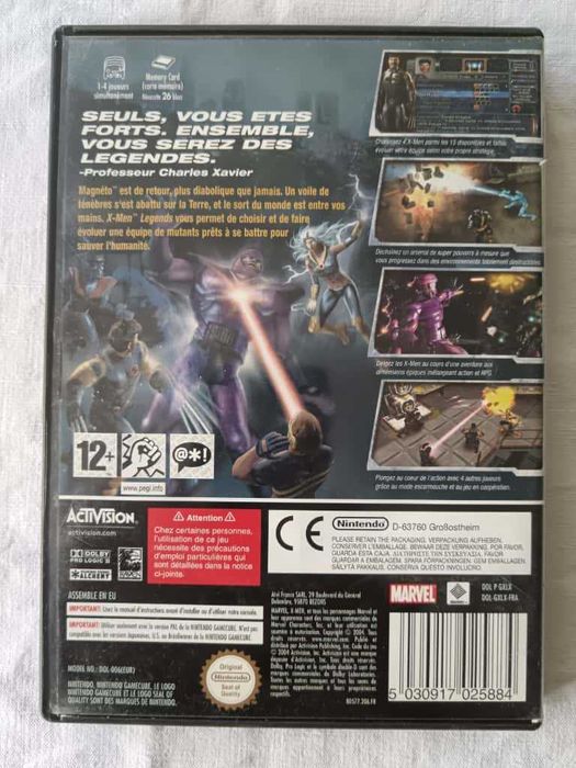 X-Men Legends [Nintendo GameCube, 2004] Complete | FR box but DE game