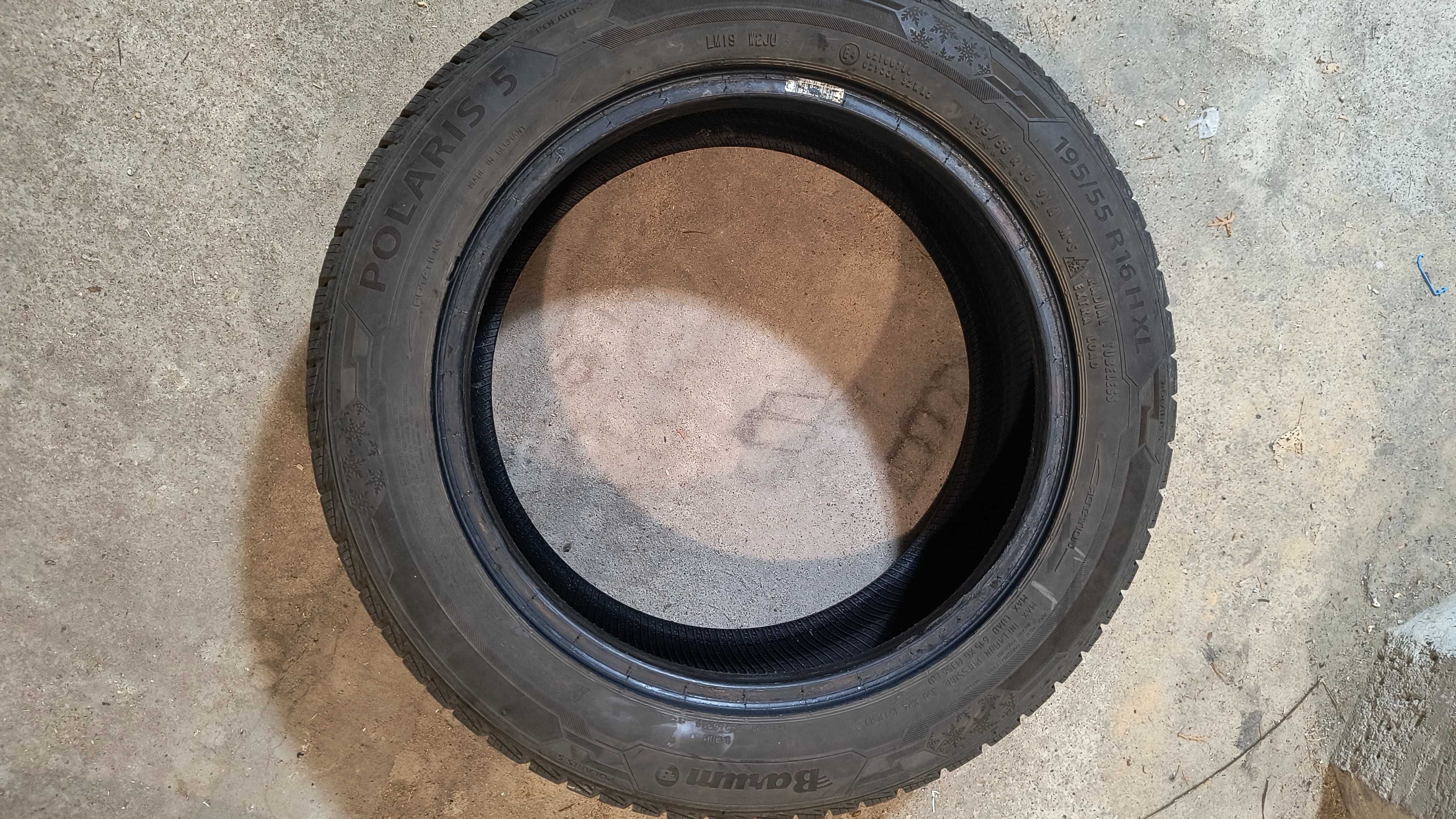 Opony zimowe 4x Barum Polaris 195/55R16 - Jak Nowe, Warto
