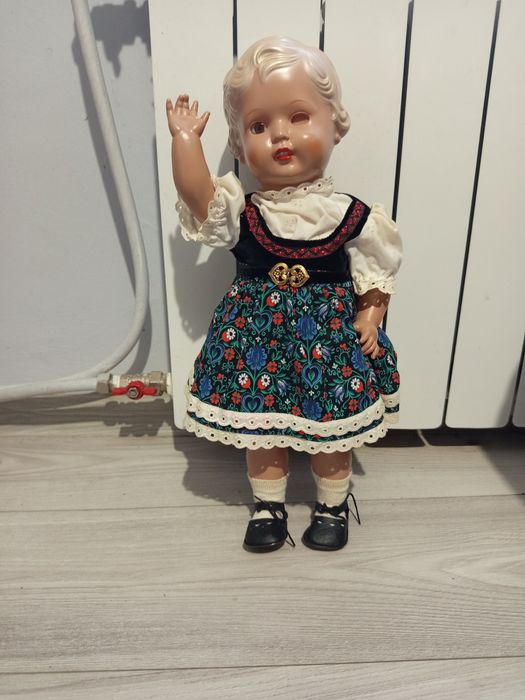 Lalka celuloid w dobrym stanie