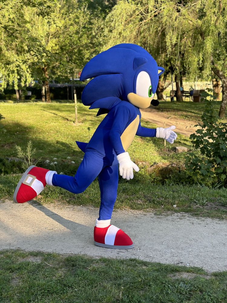 Mascote Sonic - Eventos