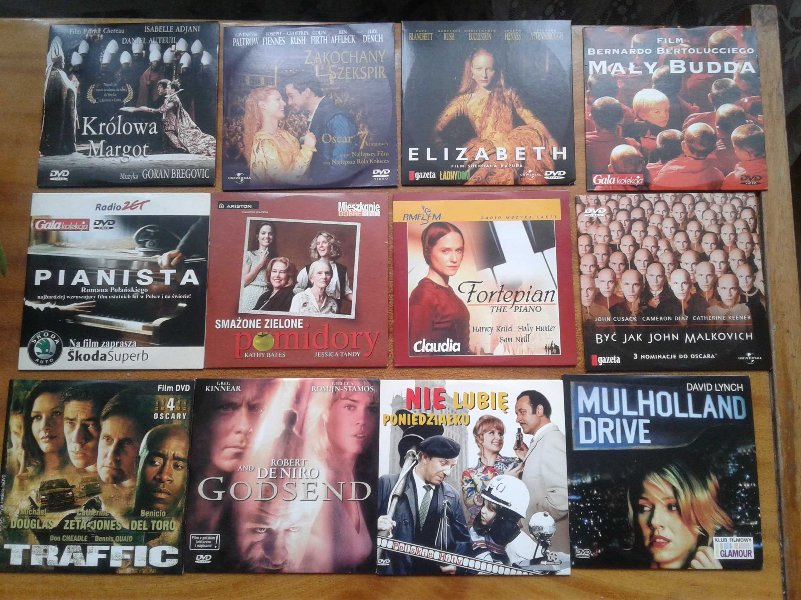 12 małp, Gwiezdne wrota, Piąty element, Leon zawodowiec itp filmy DVD