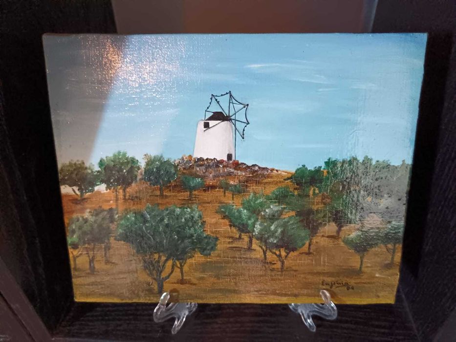 Quadro Moinho + Quadro Campo de Trigo