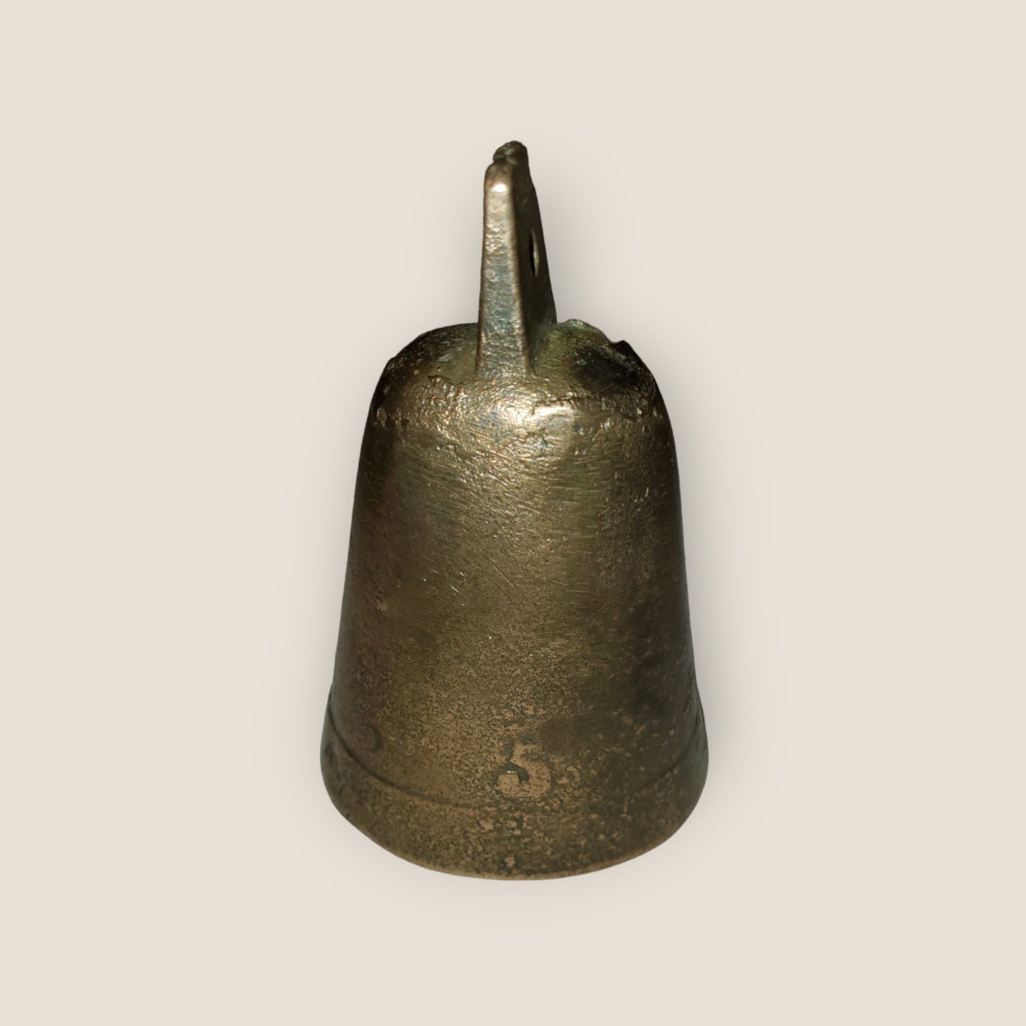 Kolekcjonerski Zabytkowy Dzwonek z Brazu
"A PARIS"