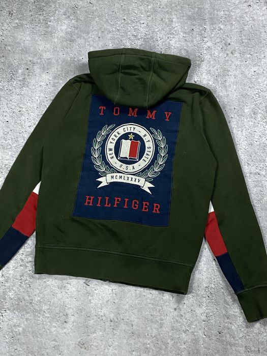 Zielona bluza tommy hilfiger na zamek M