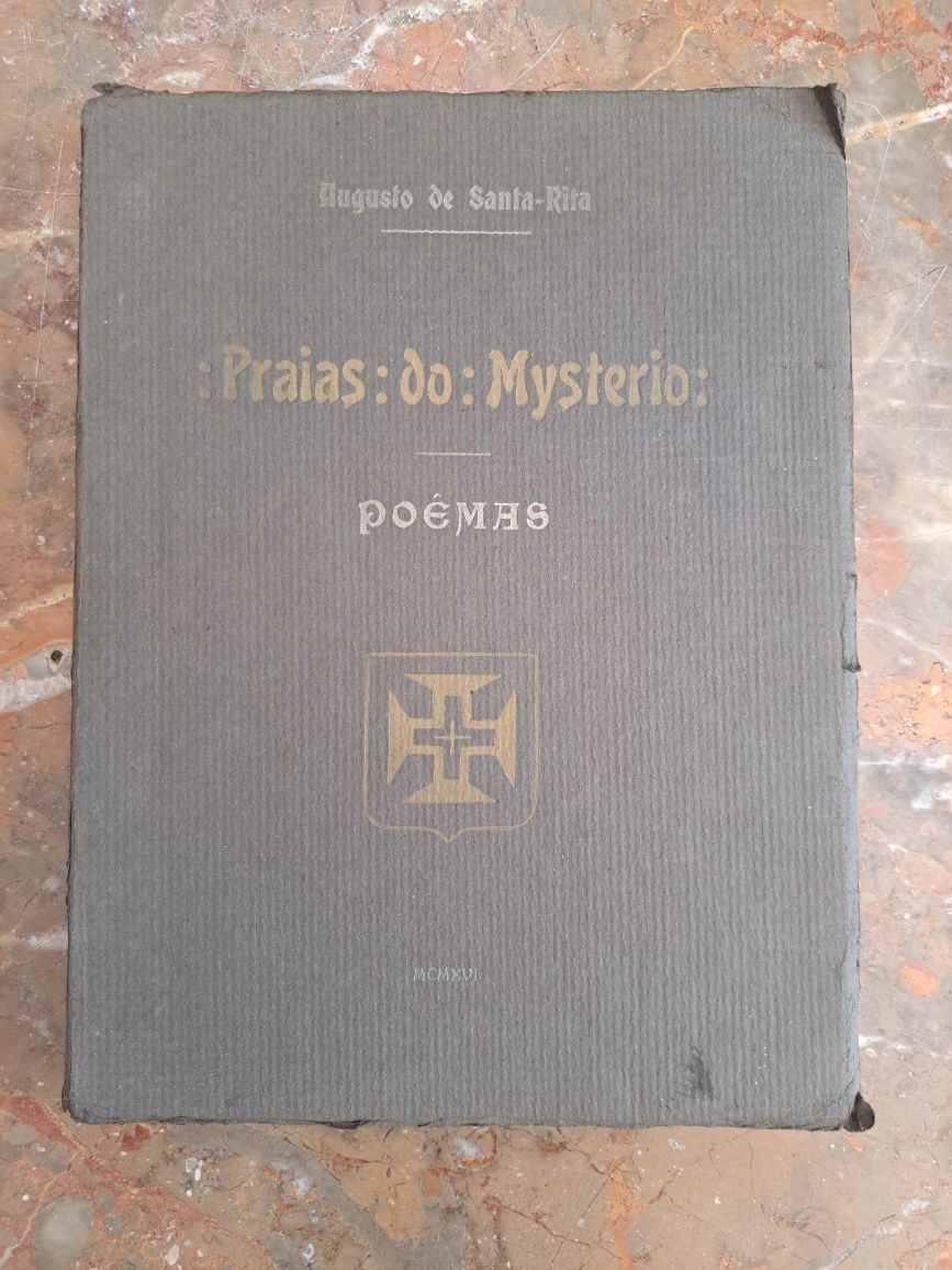 Praias : do : Mosteiro  Livro de poemas de Augusto de Santa Rita